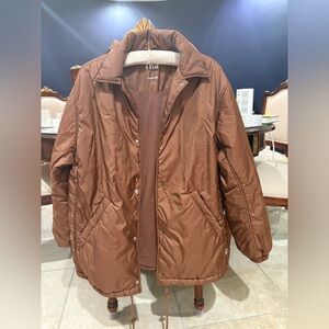 TNA Brown Puffer Jacket